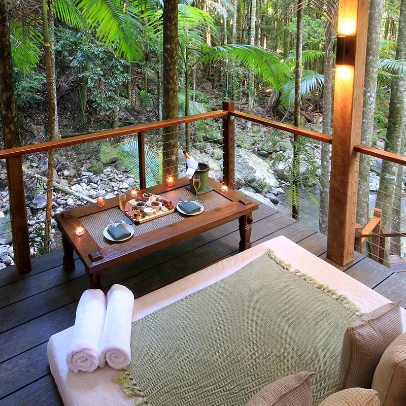 See more of our Creekside Pavilion in the rainforest